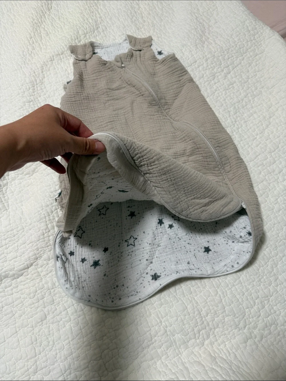 Lululemon Sleep Sack Pajama - Taupe Muslin Sleeper